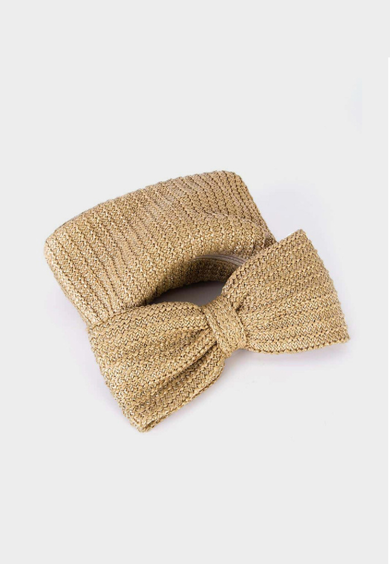 New Bow Straw Handbag CA25032702BE