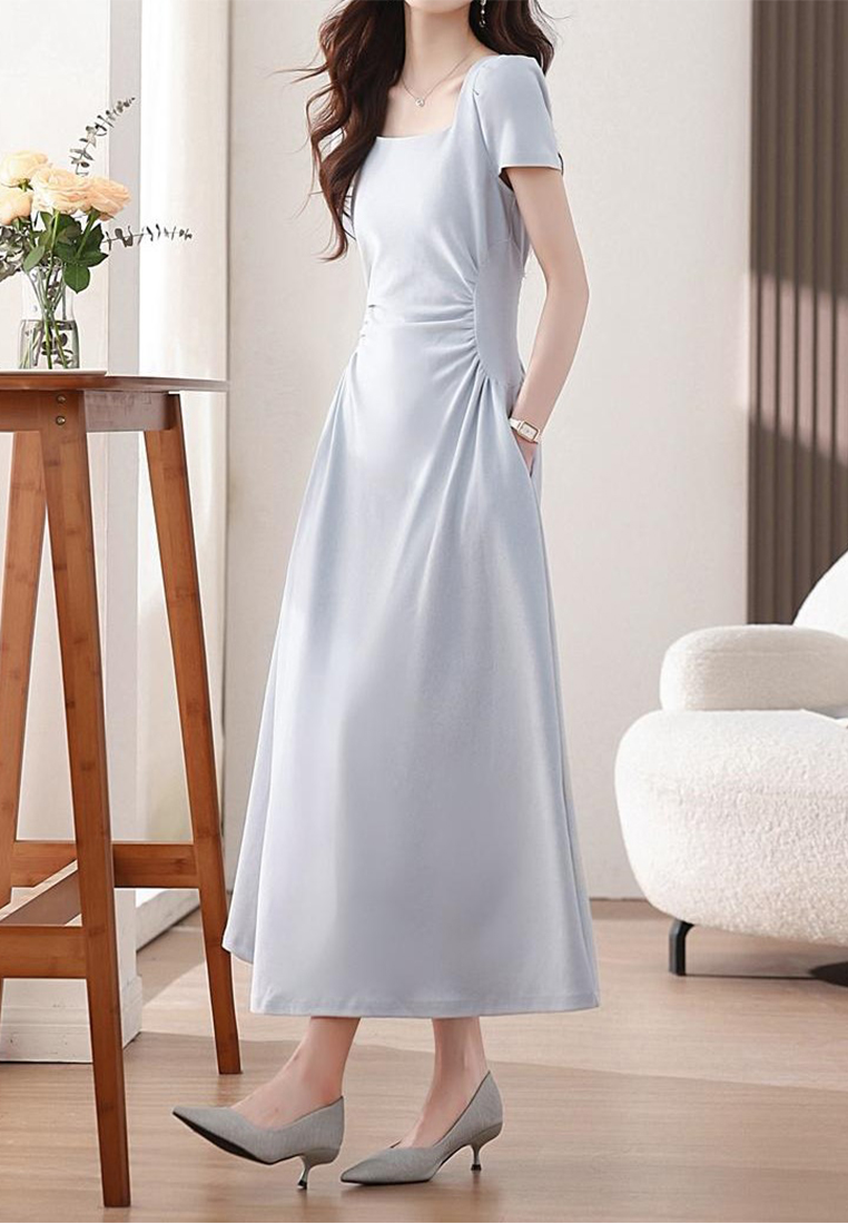 French vacation style high-end dress with elegant temperament CA225042202BL