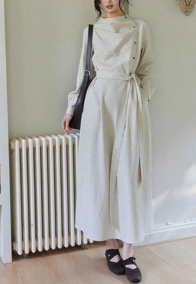 Autumn Long-Sleeve Artistic Dress CA25102402BE