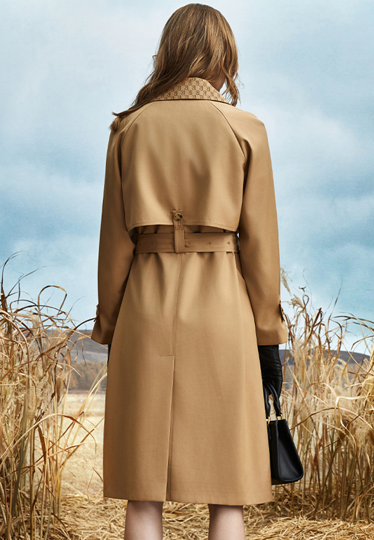 Advanced French casual long windbreaker jacket CA24112102YE