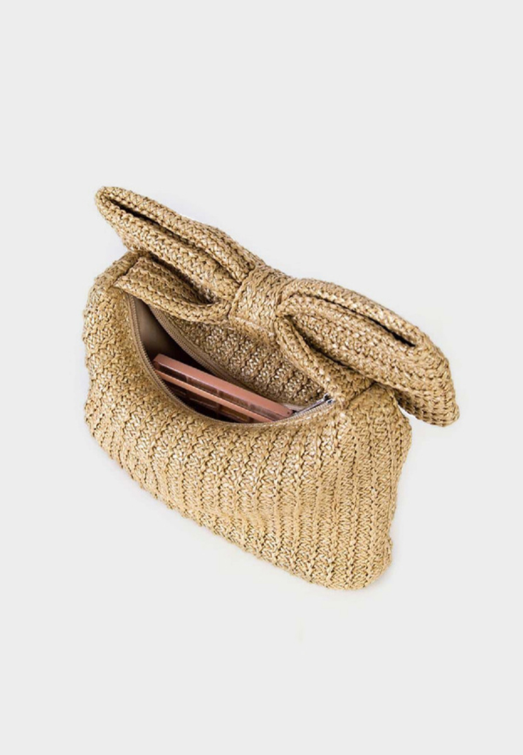 New Bow Straw Handbag CA25032702BE