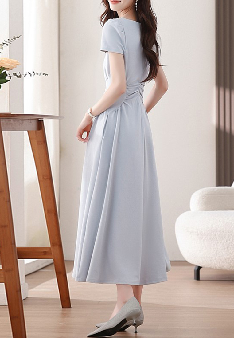 French vacation style high-end dress with elegant temperament CA225042202BL