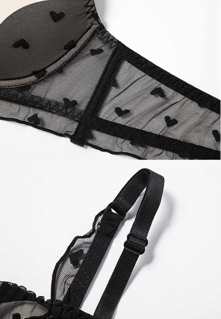 French thin lace large size underwear set CA24112002W