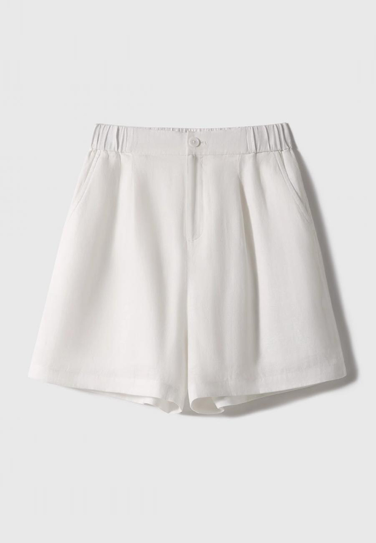 Summer new breathable loose white Tops + shorts/pants setCA25060302W