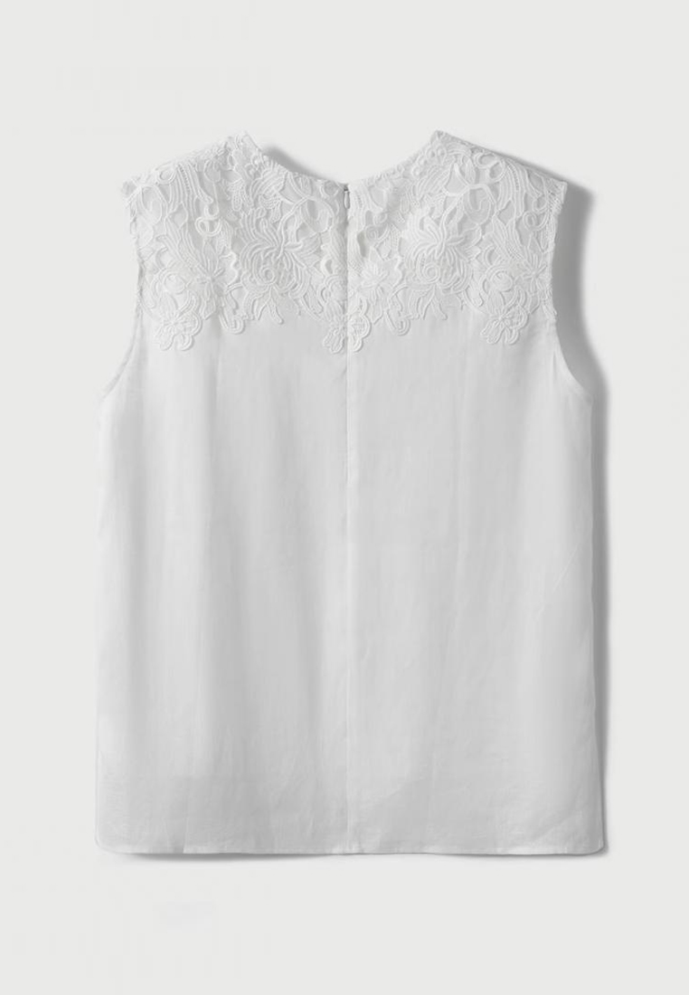 Summer new breathable loose white Tops + shorts/pants setCA25060302W