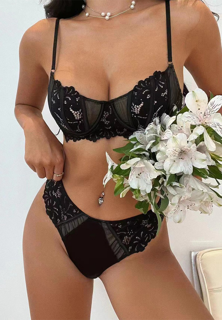 New Lace Lingerie Underwear Bra Set A011002RD
