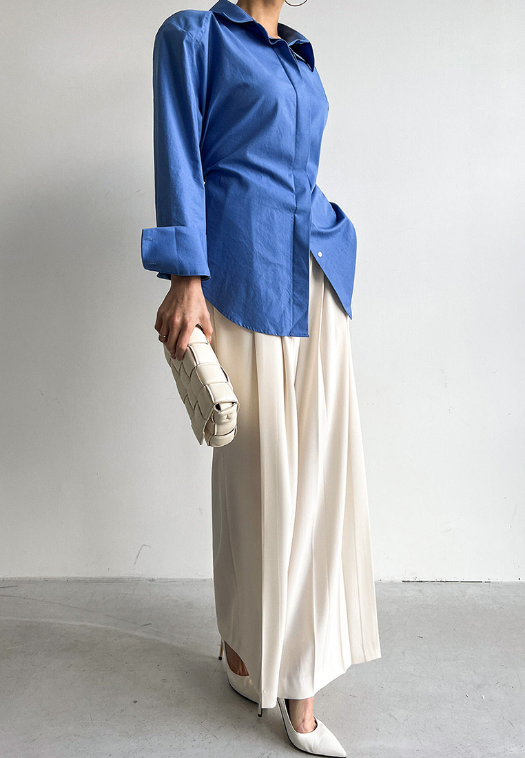 Early Spring High-waist Wide-leg Casual Pants CA25022420BE