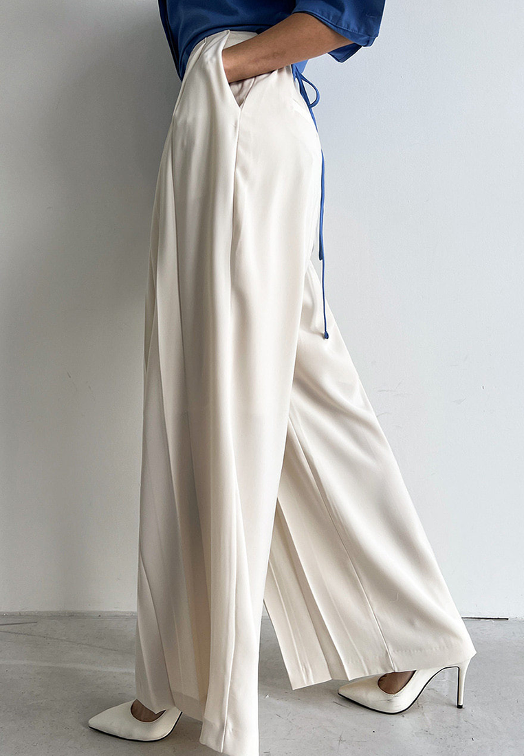 Early Spring High-waist Wide-leg Casual Pants CA25022420BE