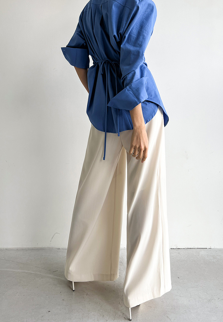 Early Spring High-waist Wide-leg Casual Pants CA25022420BE