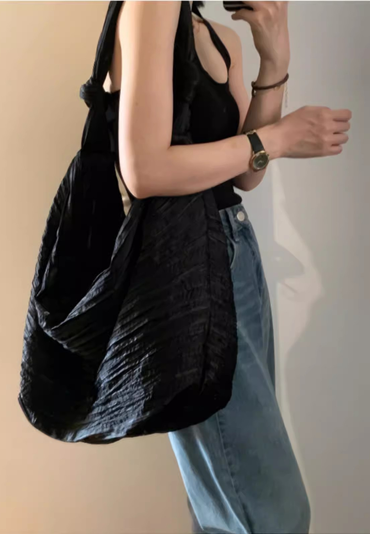 New Large Capacity Canvas Cloud Crossbody Bag CA25042320