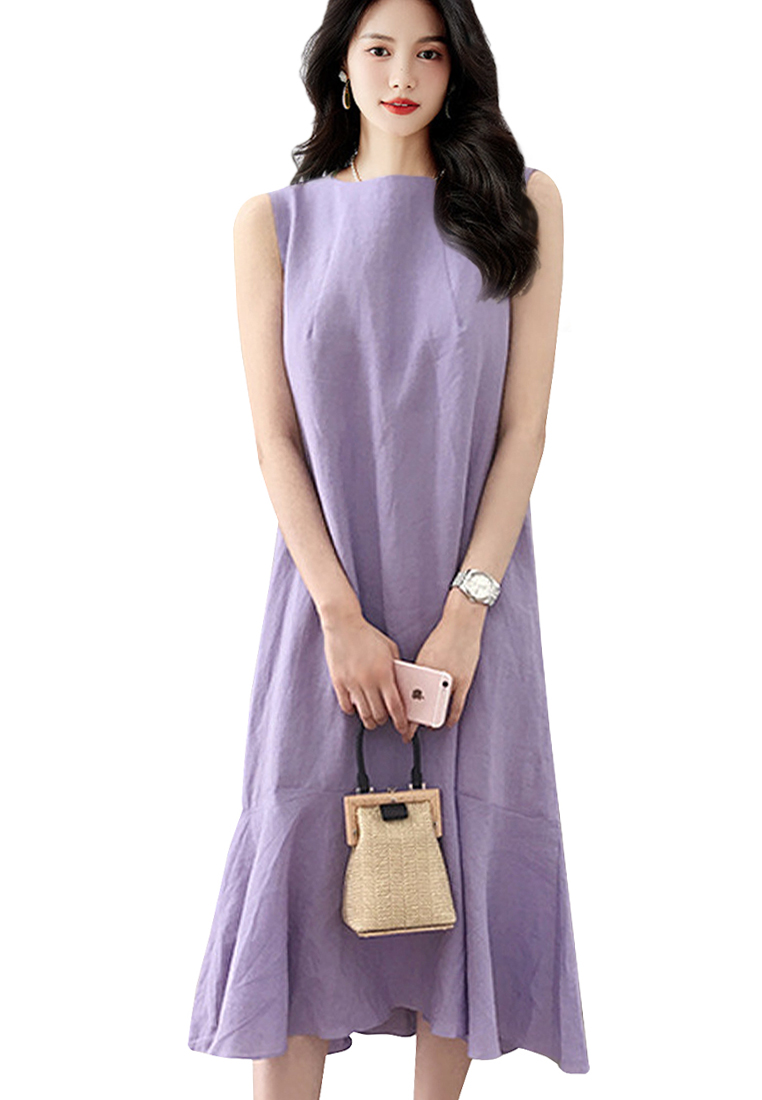 2023 SummerNew Loose Sleeveless Slimming Dress CA061320