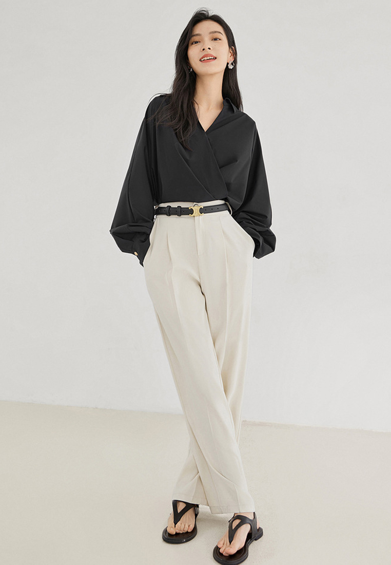 French design and simple commuter shirt CA120420W