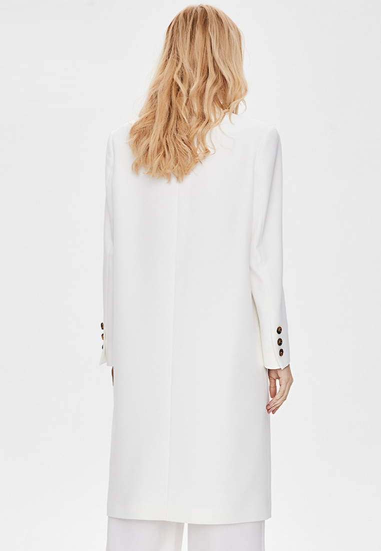 Casual and high end mid length windbreaker jacket CA101720W