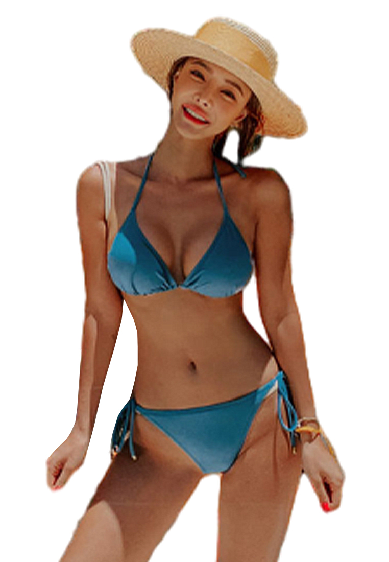 New European and American triangle lace-up swimsuits CA24032120GR