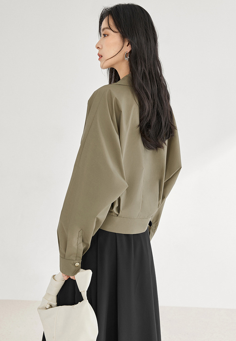 French design and simple commuter shirt CA120420W