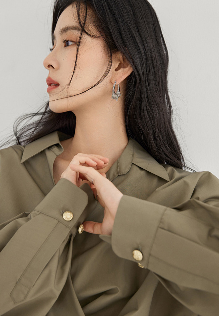 French design and simple commuter shirt CA120420W