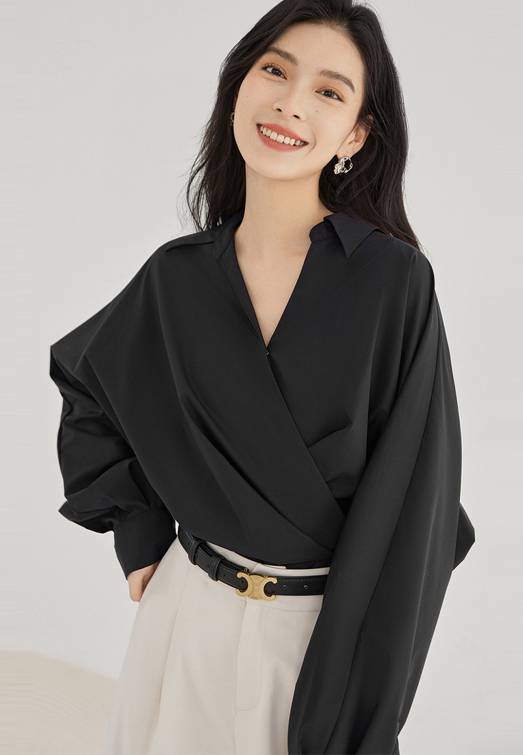 French design and simple commuter shirt CA120420W