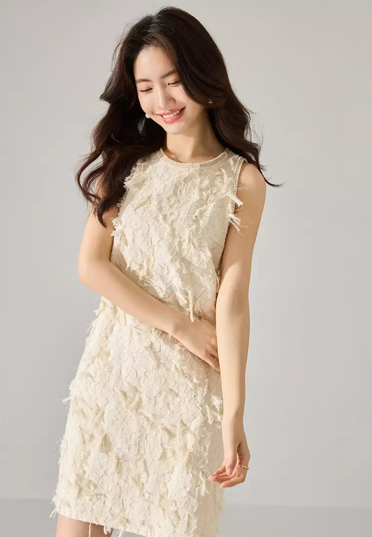 2024 Luxurious New Tassel Sleeveless Dress K052406BE