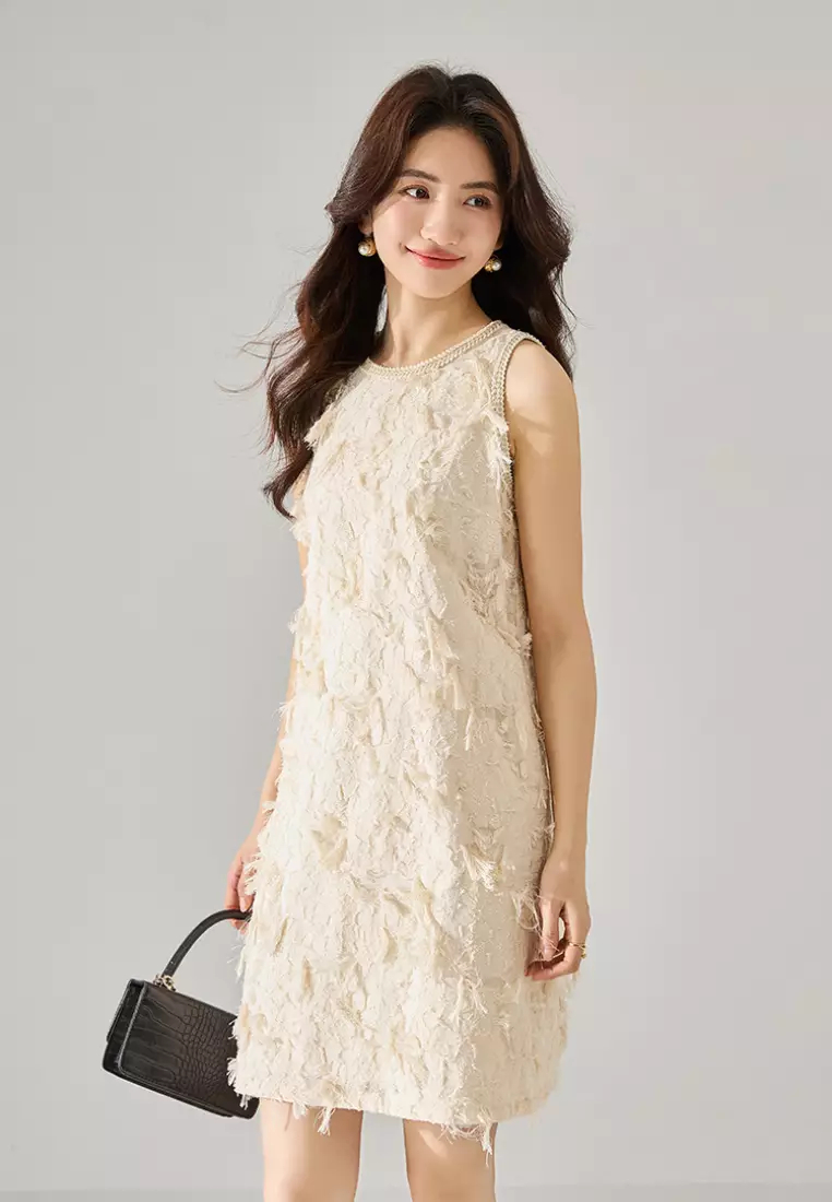 2024 Luxurious New Tassel Sleeveless Dress K052406BE