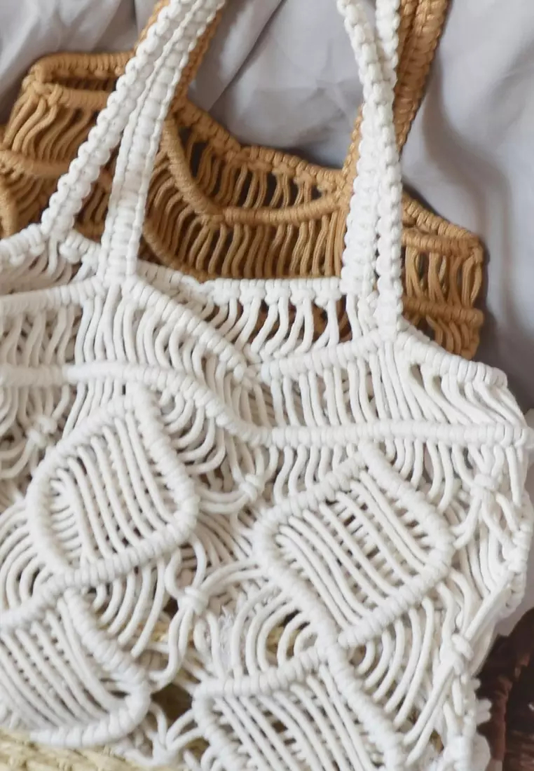 2024 New Cotton Thread Splicing Paper Rope Straw Basket K060702-BW