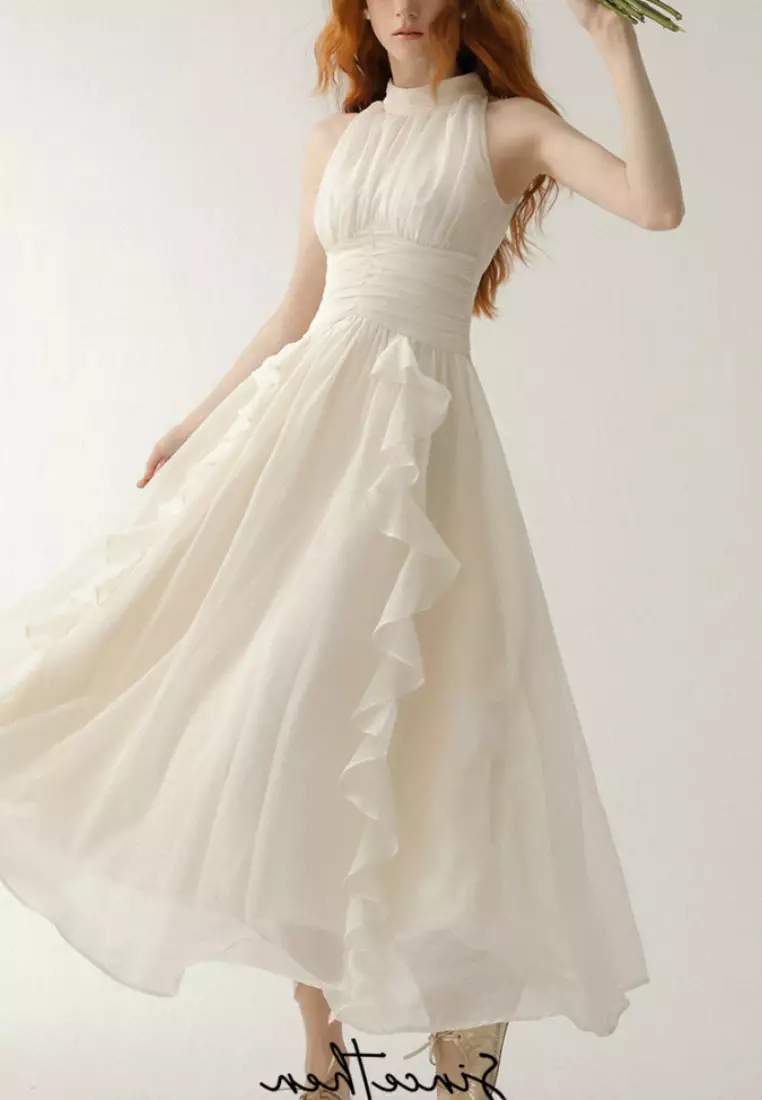  New Romantic Suspender Long Dress K071003-sunnydaysweety