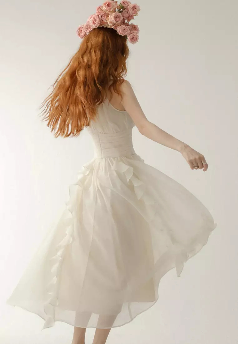  New Romantic Suspender Long Dress K071003-sunnydaysweety