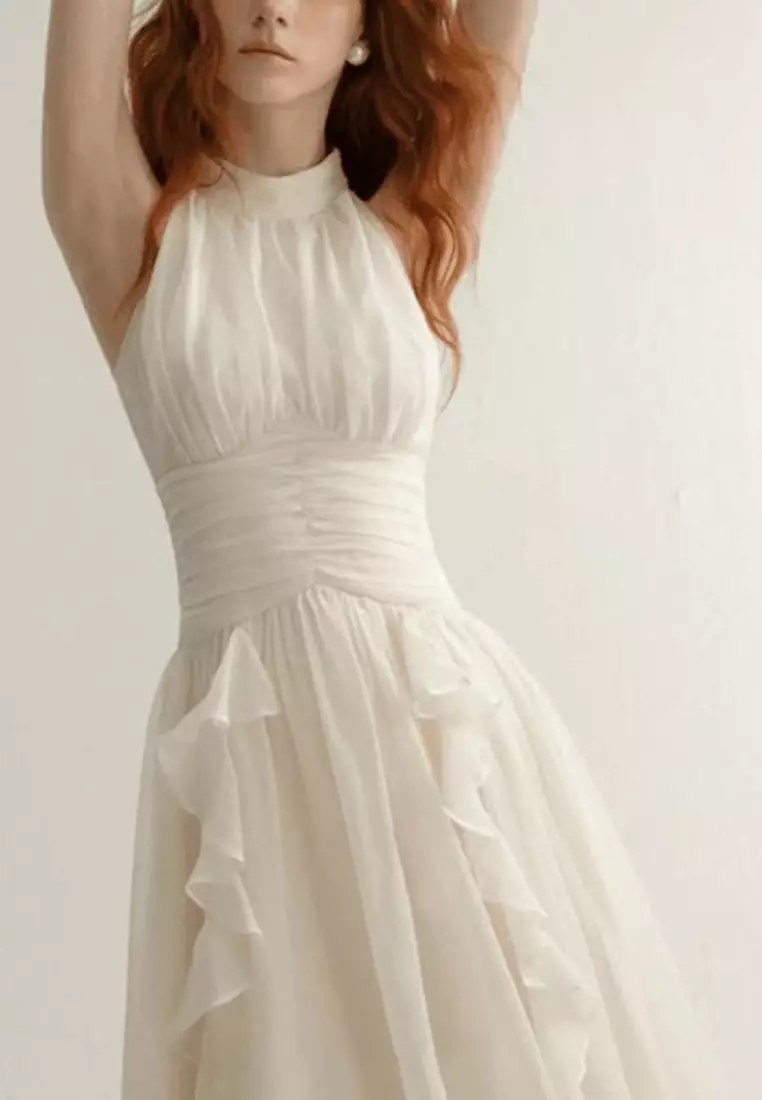  New Romantic Suspender Long Dress K071003-sunnydaysweety