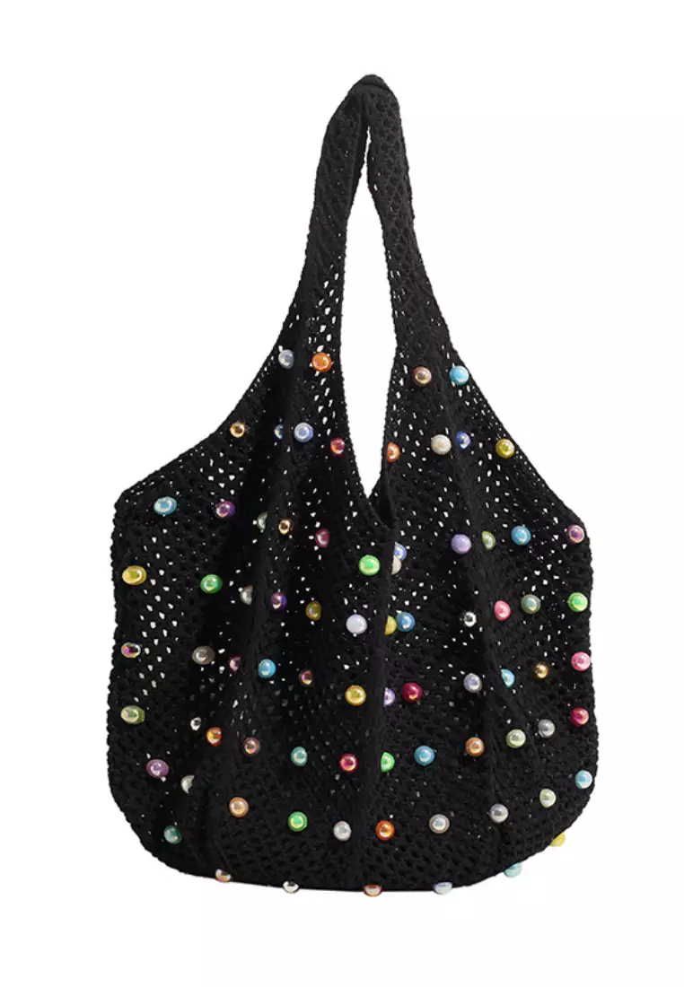 2024 New Summer Color Beaded Woven Bag K053106GR