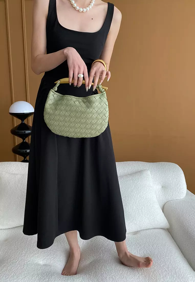 Summer French Square Neck Little Black Dress Vest Dress K070803-sunnydaysweety