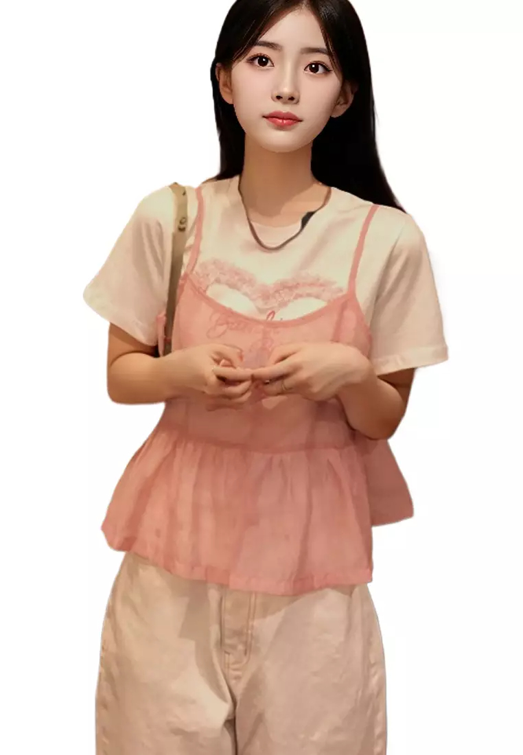 2024 Summer New Product Style Design with Hanging Vest for Women CA24061110PI