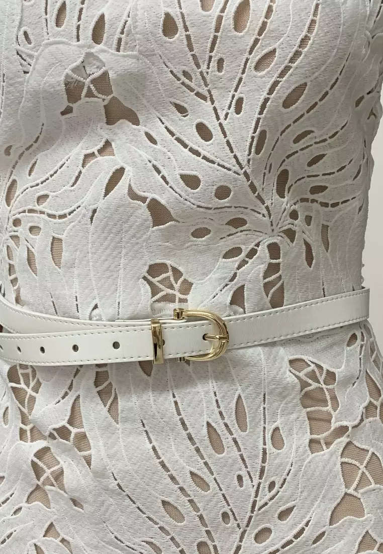 Fresh lace off-shoulder dress K052204-sunnydaysweety