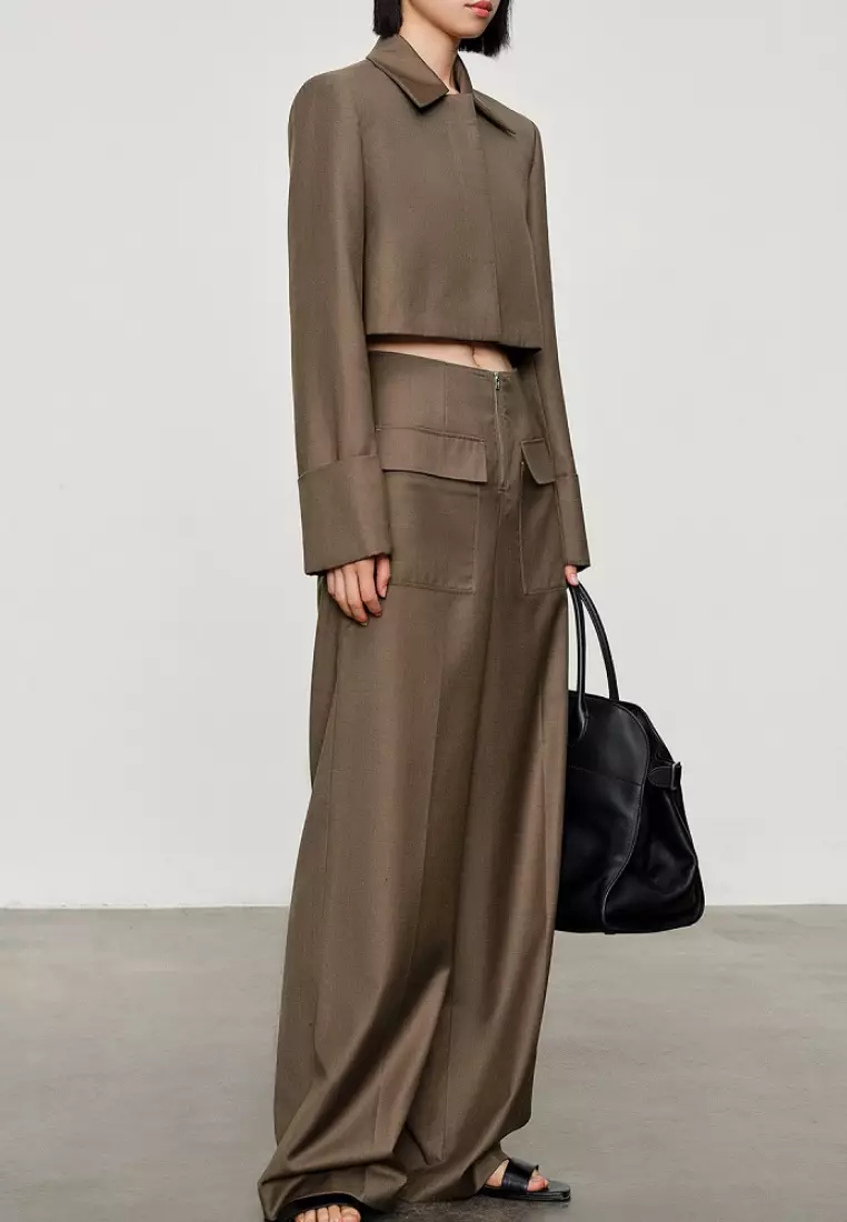 2024 new minimalist style elegant blazer suit jacket and trousers suit K091609