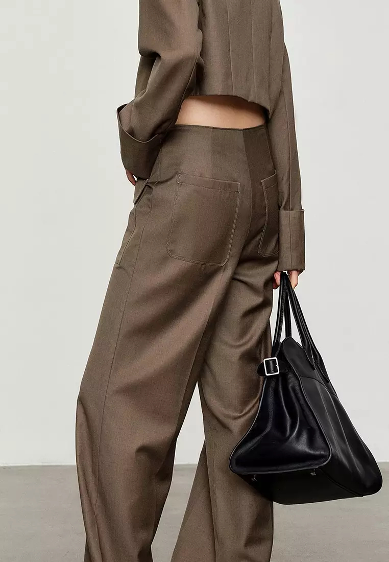 2024 new minimalist style elegant blazer suit jacket and trousers suit K091609