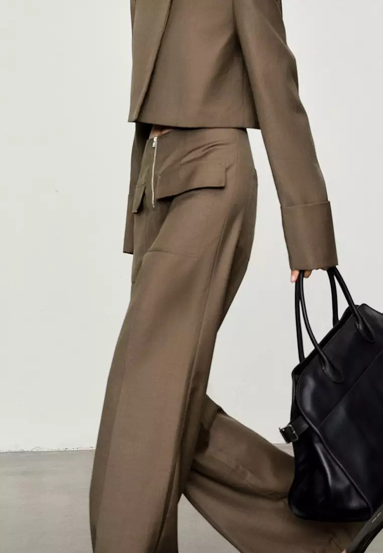 2024 new minimalist style elegant blazer suit jacket and trousers suit K091609