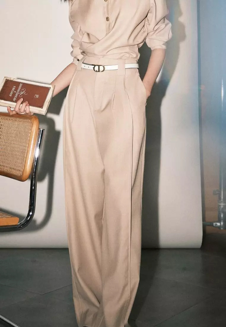 2024 new style minimalist style trousers suit K091611GR
