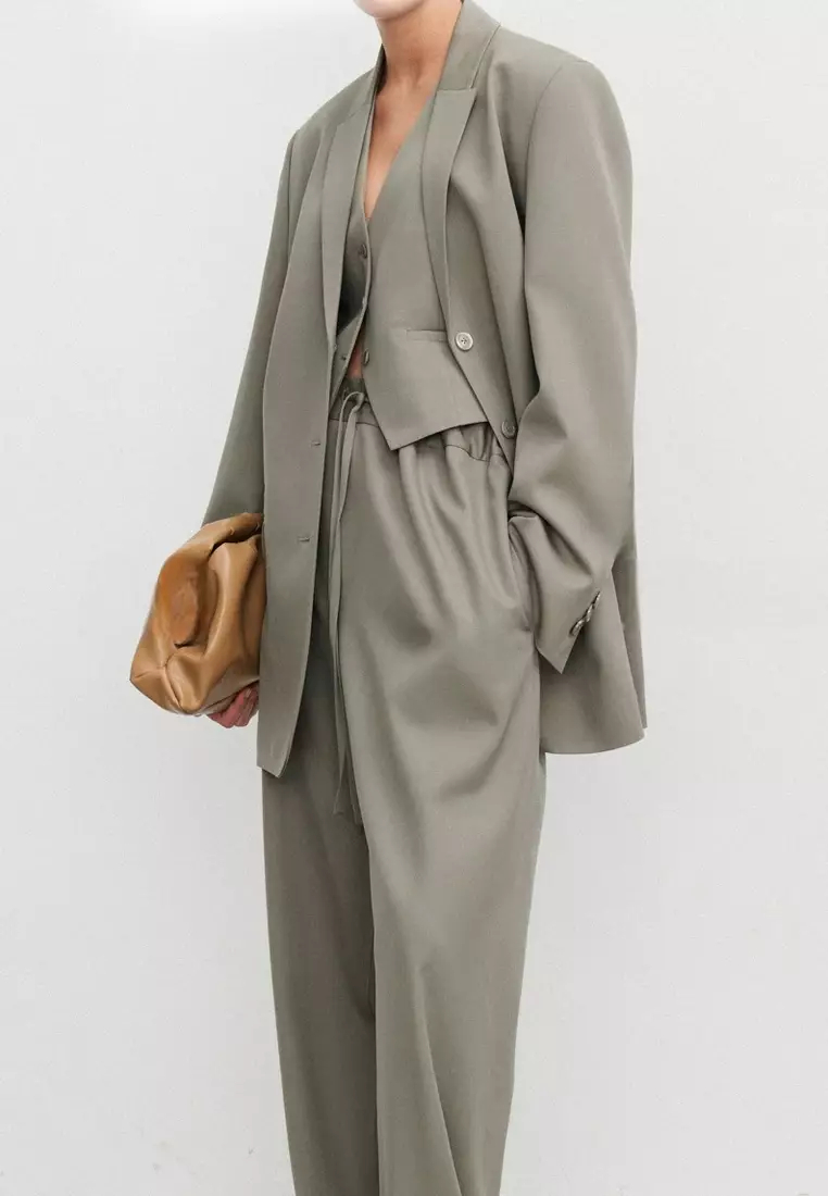 2024 new style simple suit jacket, vest and trousers three-piece suit K092510KI