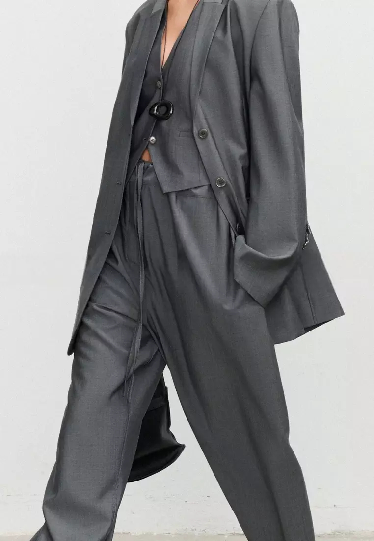 2024 new style simple suit jacket, vest and trousers three-piece suit K092510KI