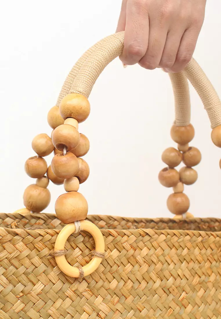 2024 new summer seagrass woven handbag K060301