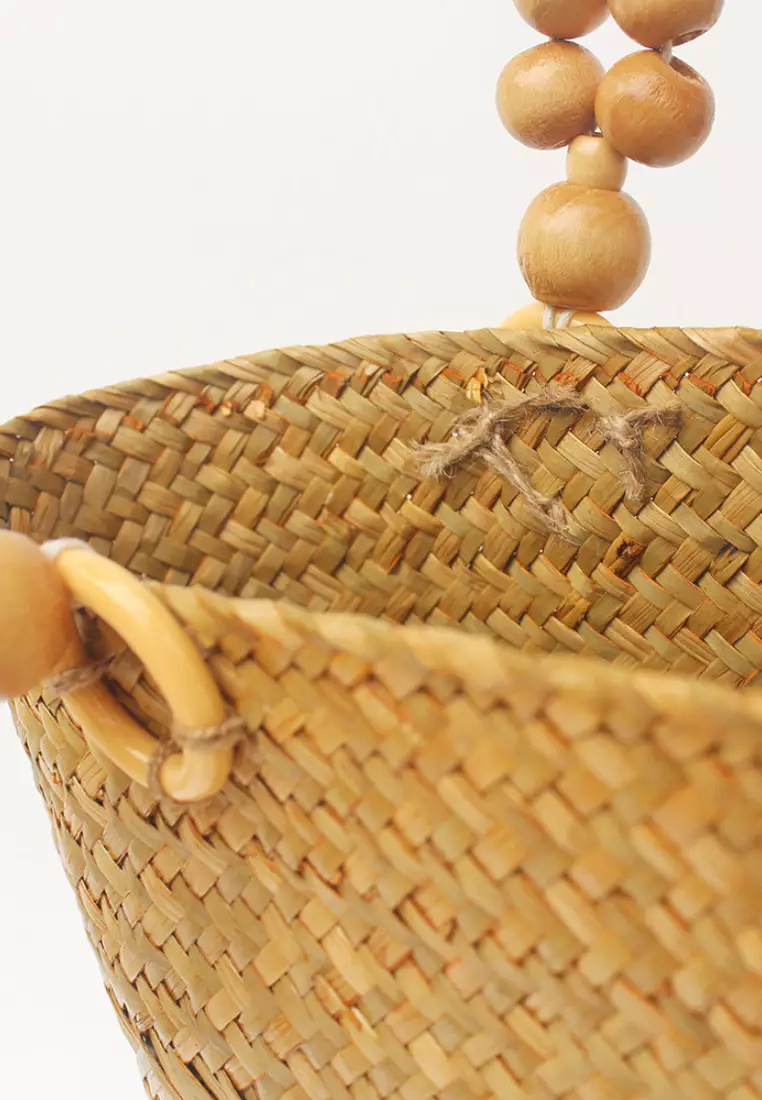 2024 new summer seagrass woven handbag K060301