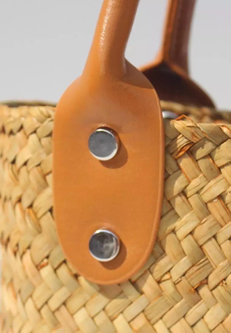 2024 new summer seagrass woven handbag K060302YE