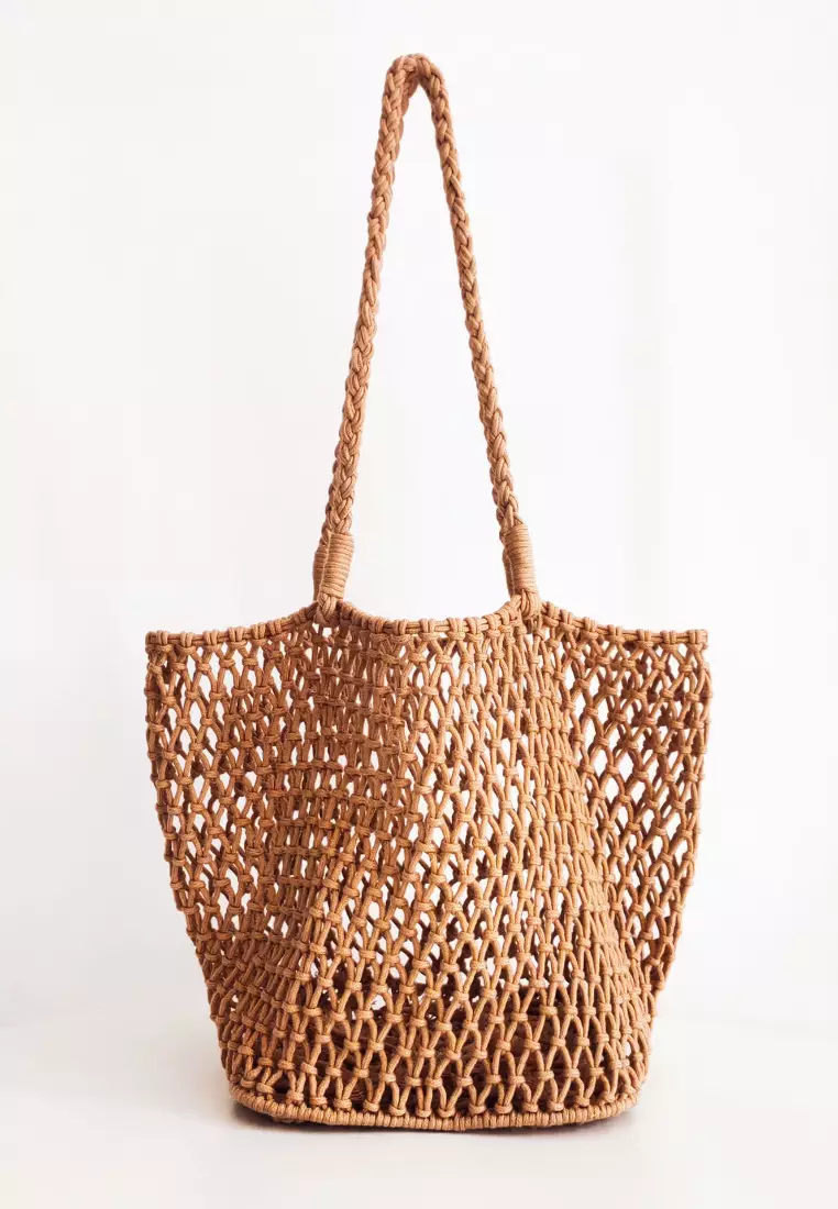 New versatile woven handbag K052710OR-sunnydaysweety