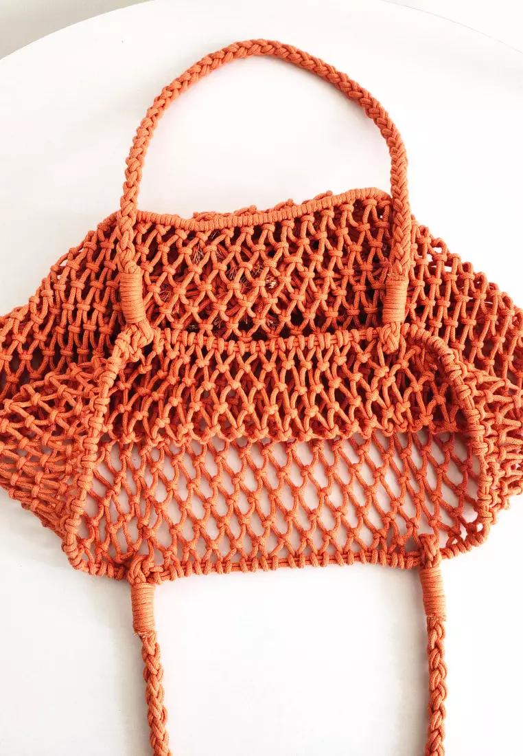 New versatile woven handbag K052710OR-sunnydaysweety