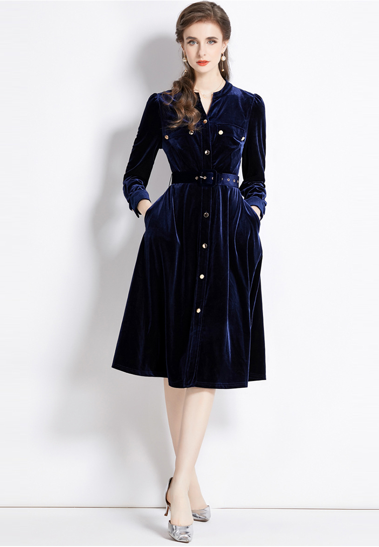 2024 new high-end coat dress with a sophisticated temperament CA24073121BL