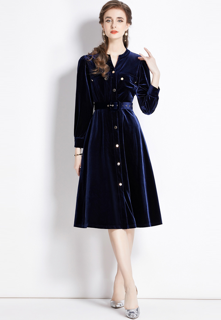 2024 new high-end coat dress with a sophisticated temperament CA24073121BL