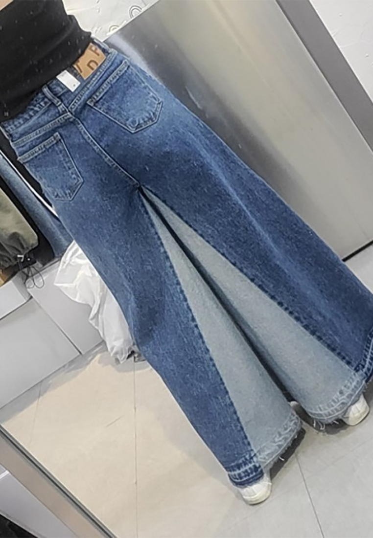 Early spring new retro wide-leg flared jeans CA25022421BL
