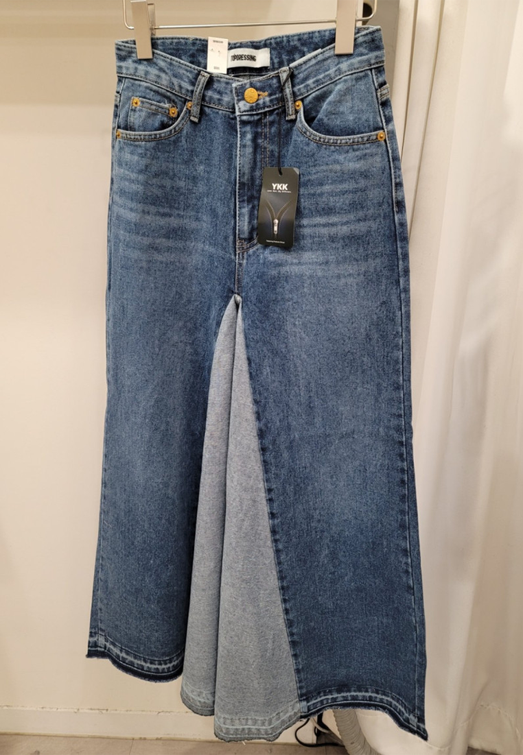 Early spring new retro wide-leg flared jeans CA25022421BL