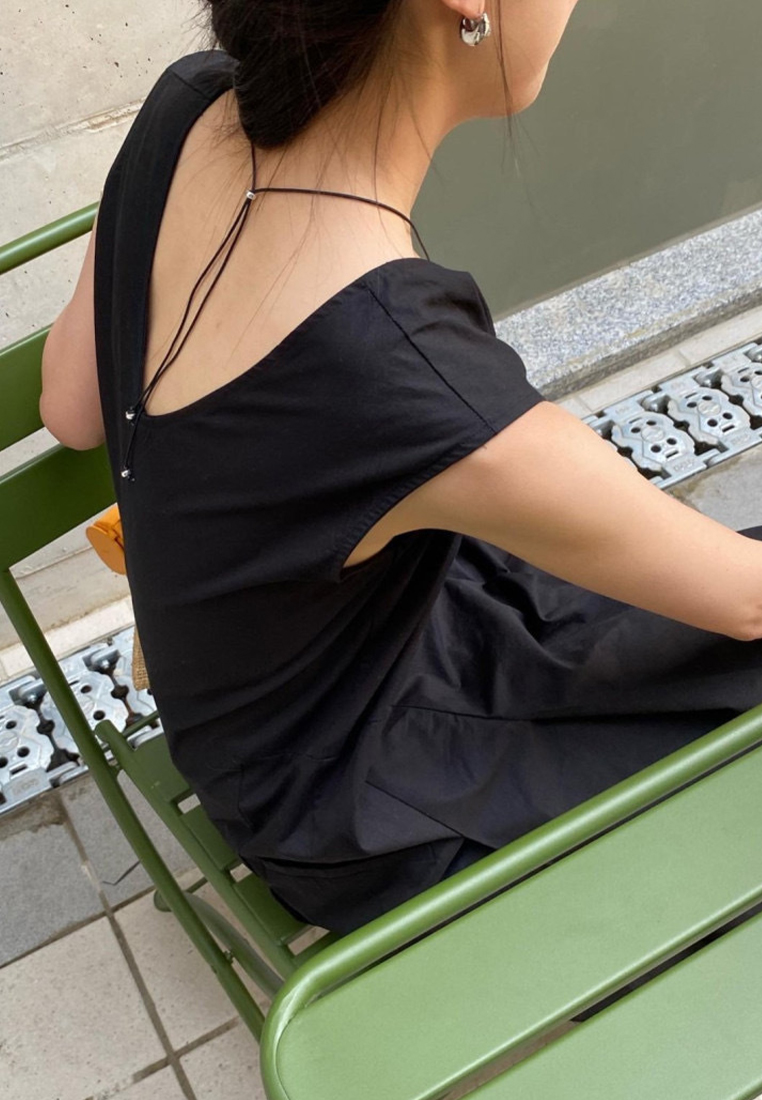 New all-match v-neck dress CA25070921BL