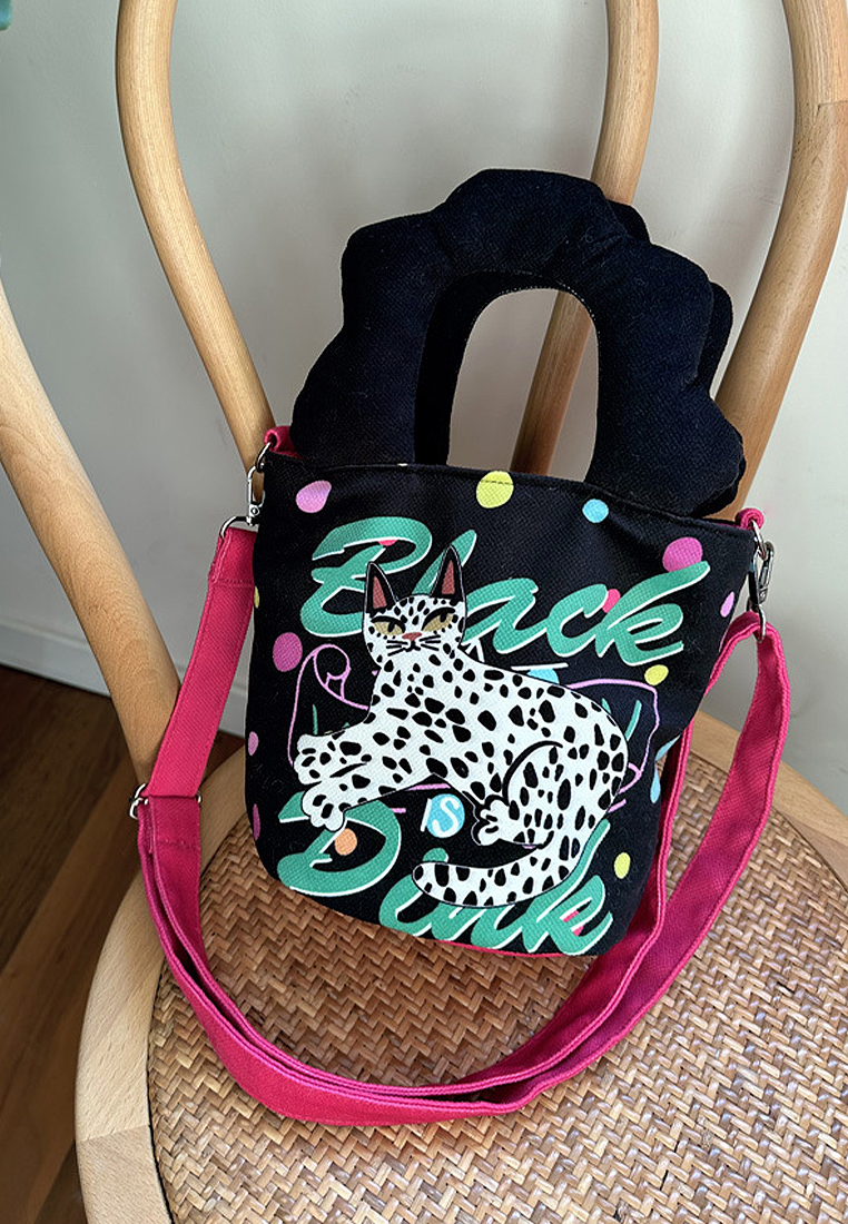 2024 New Crossbody Bag Single Shoulder Handheld Canvas Bag CA24032321GR