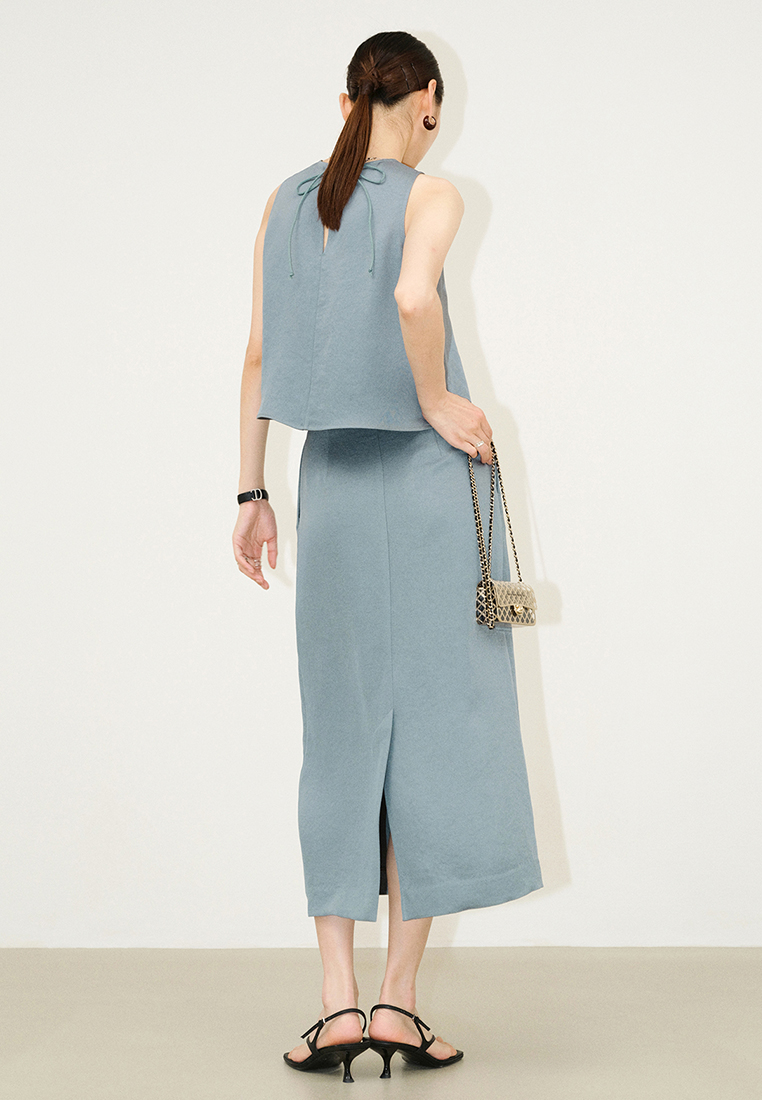 Summer New Fashion Vest Skirt Suit CA25061721BL