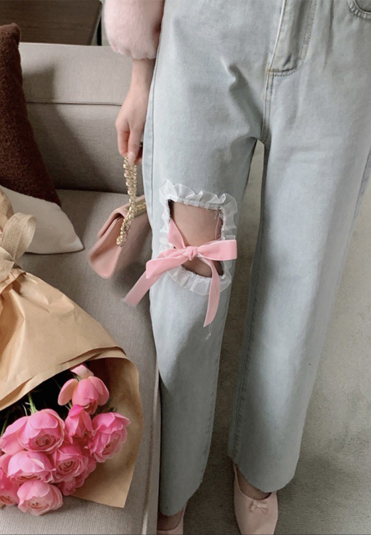 2024 Summer New Pink Jeans CA24041021PI